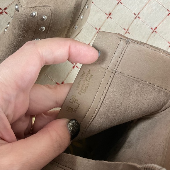 Sam Edelman “Bernie” Fringe Suede Ankle Boots Size 8 Boho Western EUR 38 NWOB - Picture 6 of 9